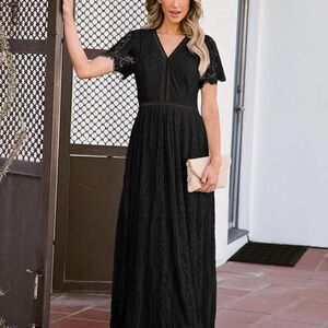 Elegant Black Maxi Dress